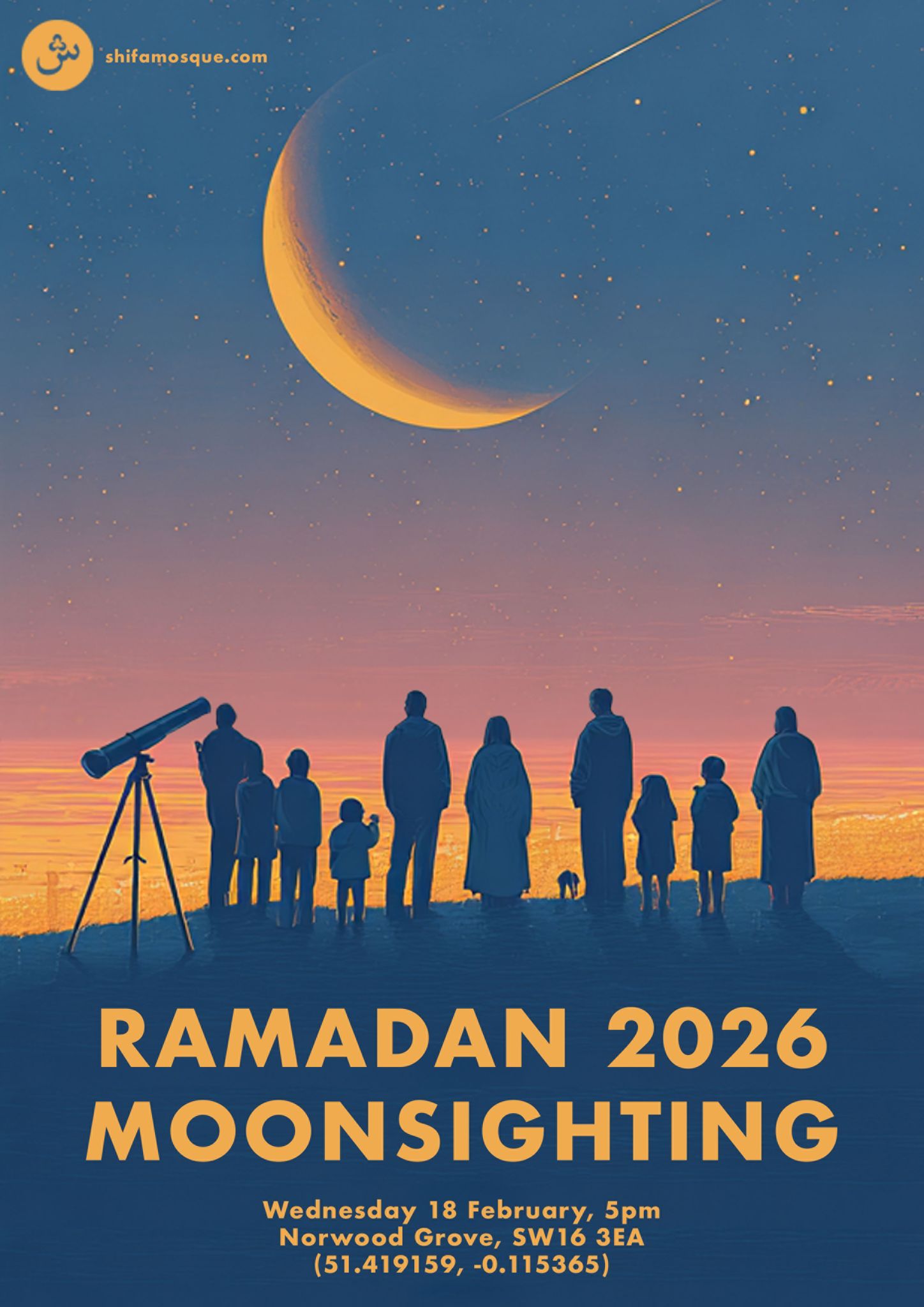 Ramadan 1447 Moonsighting — Streatham